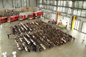 Eröffnungszeremonie für die neue Landesfeuerwehrschule Baden-Württemberg in Bruchsal